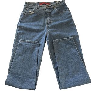Vintage Gloria Vanderbilt Jeans Womens Size 10 Swan Logo High‎ Rise Straight Leg